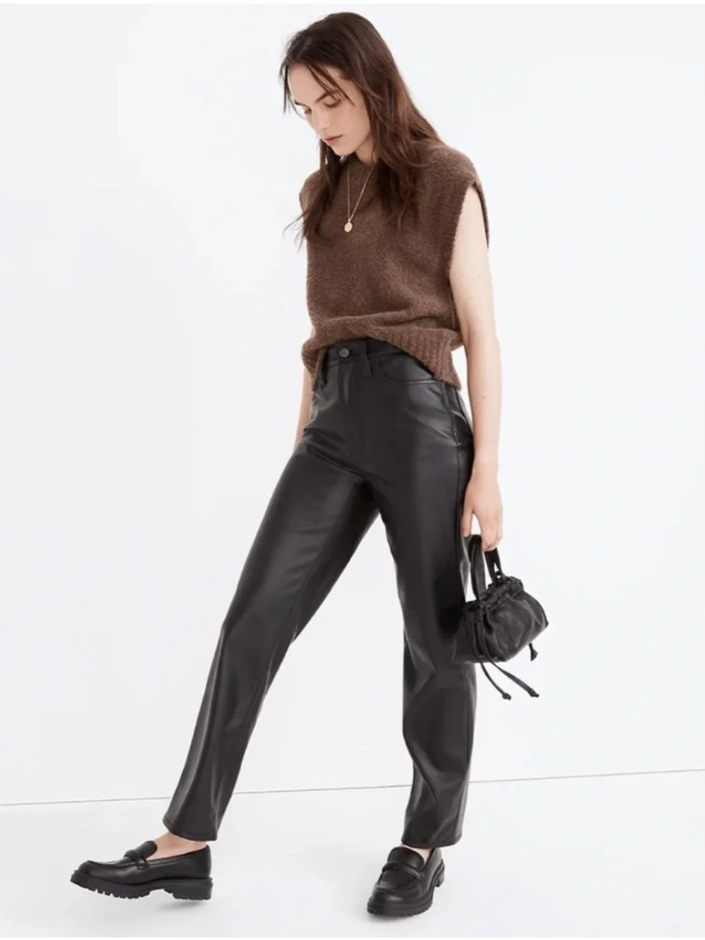 Madewell Faux Leather Pants